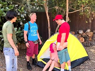 Gracie Gates - Share Your Girlfriend Camper Cutie Bathed In