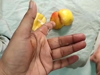 First Time He Fucks an Apple: Loud Moans & Cum Requests