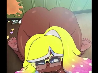 Inkling giving head (by renoahemiru)