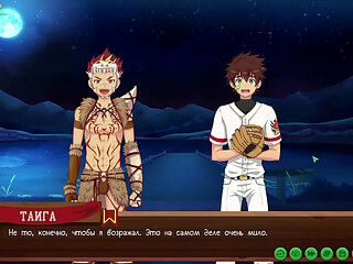 Game: Camp of Friends, Path 2, Episode 57 - A frank conversation with Taiga (Russian voice)