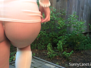 Sunny Lane Teases in Lake Tahoe Outdoors!