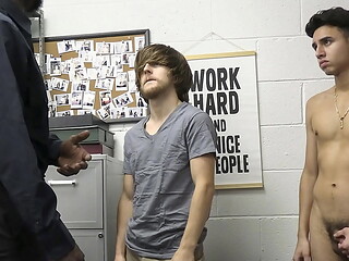 Officer Takes the Shoplifting Matter Into His Hands and Barebacks the Twink - Perps4k