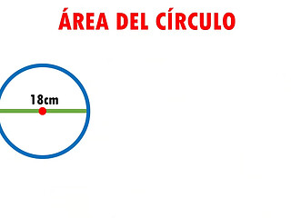 &Aacute_REA DE UN C&Iacute_RCULO Super facil - Para principiantes