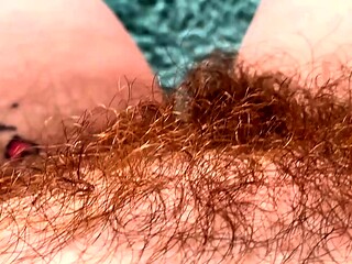 Amateur close up hairy pussy PinkClit