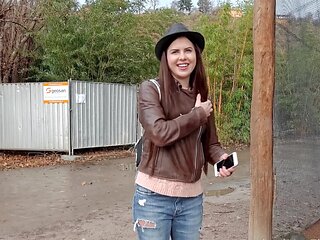 Brunette Cassie Fire in a steamy affair with her lover