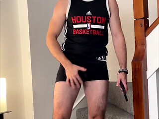 Str8 roommate cums for me