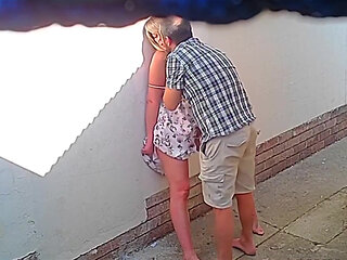 Camera Caught Couple Fucking Outside Public Restaurant
