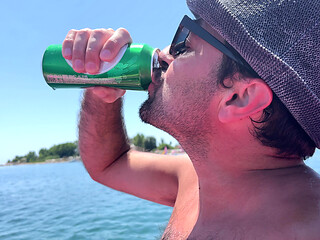 Public Exposure Risk Earl Smile Flashing My Cock On A Sea Pedal Boat