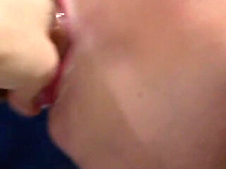 Super Sloppy Close up Blowjob with Facial From Sexy Redhead