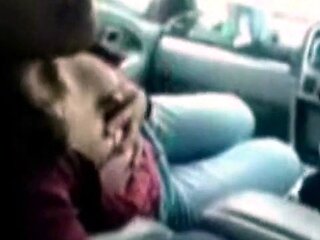 Asian Babe Gives Blowjob in a Car - Amateur Indonesian Video