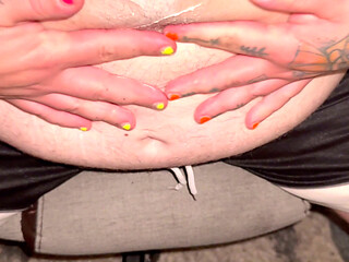 Belly Worship - Fat FTM Trans Man