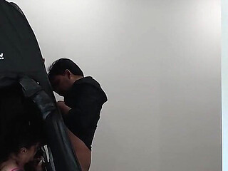 Double Glory Hole and Fan Fuck