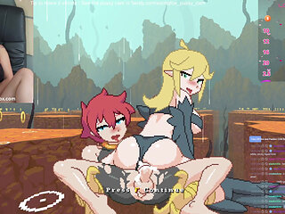 Hentai Goblin Sex Party! Getting Horny While Playing this Adult Game!