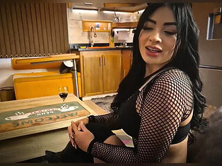 Big Tits Latina Neighbor Fucks Me Hard - Homemade POV Cowgirl & Missionary Creampie