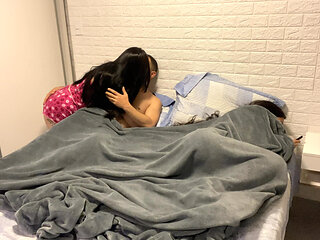 Wife had to share hotel bed with husband's stepsister