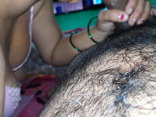 Indian wife cumshot with blowjob