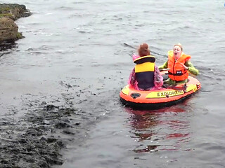 Two Girls One Dinghy: Tight Rubber & Pvc Rainwear