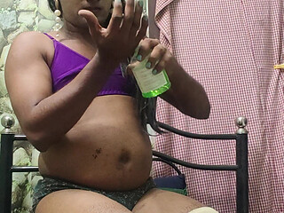 Raji Indian Crossdressers fucking with Dildoo