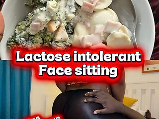 African Femdom Face Farting