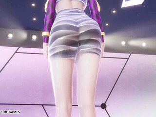 Mmd Mamamoo - Starry Night Evelynn Sexy Striptease League of Legends Hentai Uncensored