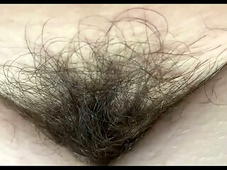 extreme close up on my hairy pussy huge bush hairy fetish