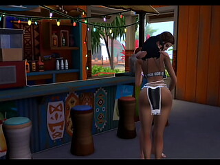 Busty teen Chel gets a gangbang at local club