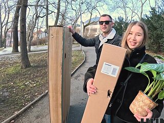 The couple agreed to a bold experiment with a busty blonde beauty.