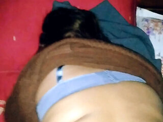 Nepali Wife Kaaligirl Doggy Style Fucking - Big Ass MILF Hairy Pussy Close-Up