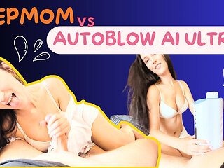 Horny Mom uses Autoblow on her stepson