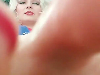 Foot fetish and JOI video (Arya Grander) FemDom POV