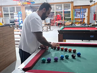 She Couldn't Play Pool, but She Knew How to Take a Cue in Her Pocket