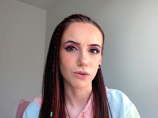 Slave-to-be-trained snaps while getting paid and obeying her master's commands