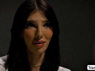 Shemales Wet Ass Pounded Hard in Gorgeous Glass Room