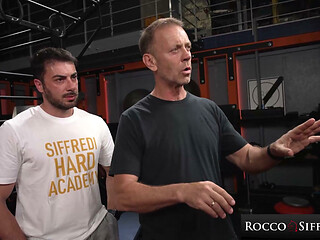 ROCCO SIFFREDI - Italian Sluts DP'd Before Cumswapping In Massive Group ORGY