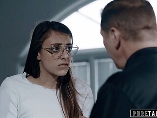 Nervous Teen Gives Up Anal Virginity To Priest - Gia Derza Takes Big Dick Deep