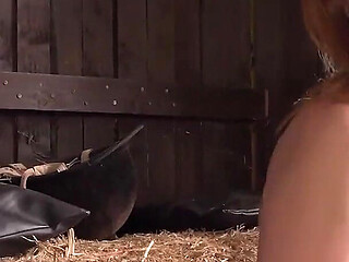 AuntJudysXXX - Horny MILF Housewife Lily Sucks Your Cock in the Barn