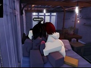 Roblox Game - Curvy Redhead Fucks and Creampies You