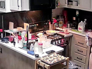 Caught Cooking Naked