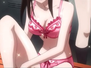The girls look at each others underwear