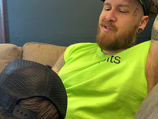 Sharing YoungBuck with a Blond Otter Jock