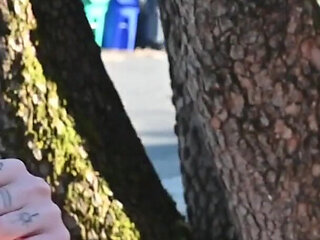 Boozing Tea and Licking Tits! Outdoors Extra Before Full Scene Fun