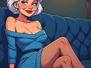 Classy Cartoon Matures Tits Out