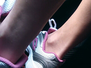Fast Driving in Lotto Sneakers