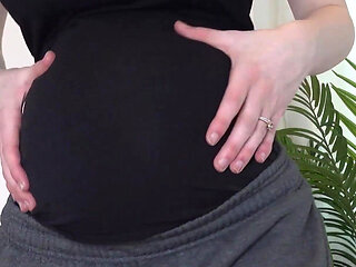 Pregnant Fashion Show and Masturbation