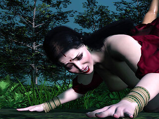 Indian Cheating Wife Savita Seduces Her Brother-in-law and Has Sex with Him in the Jungle. - Savita Bhabhi