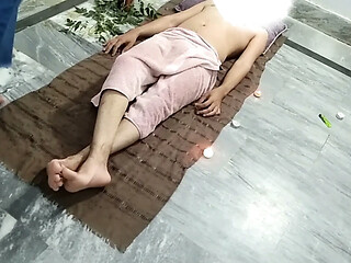 Two Indian Adults Enjoy a Peaceful Evening Together Away From Everyday Distractions (18+)