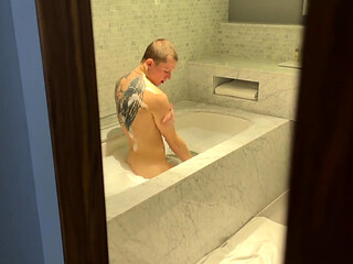 Excited When He Saw His Naked Stepcousin in the Bathroom and Fucked Him