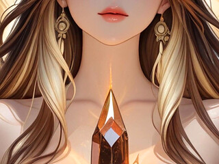 Cosmic Nude Goddess Slideshow: Galactic Blue Aura & Molten Crystals - Ai Fantasy Erotica Video