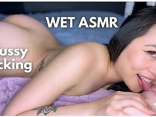 Wet Pussy & Asshole Licking Sounds - Asmr - Kimmy Kalani - Tantaly Sex Doll