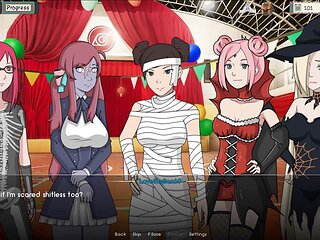 Sakura from Naruto in an animated hentai adventure